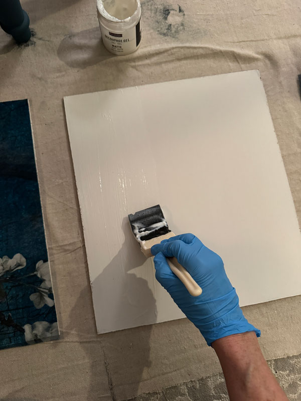 Create Closed Storage by Replacing Glass Doors