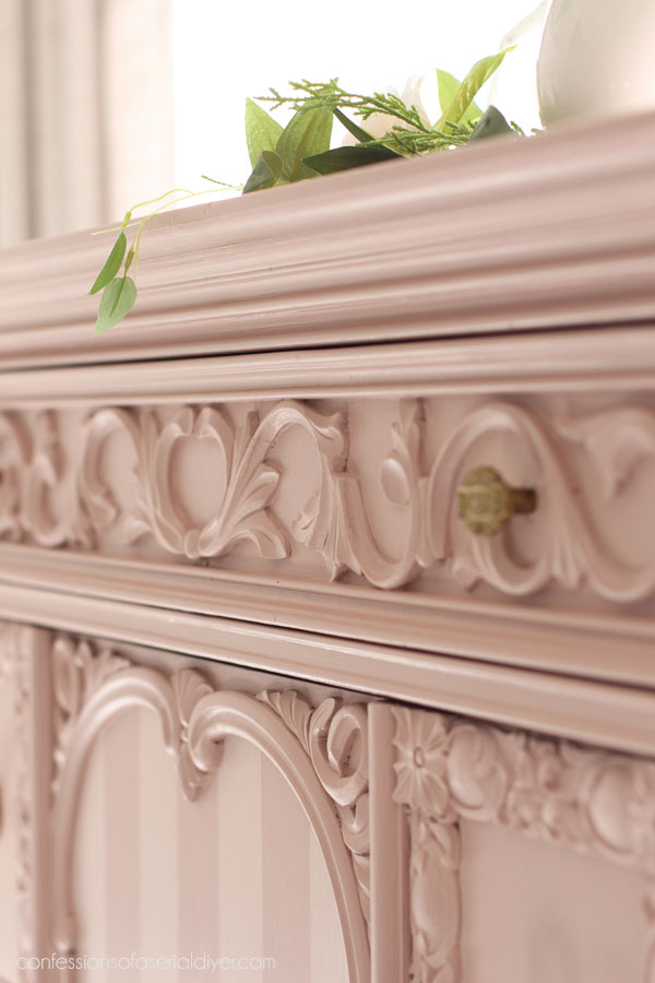 The prettiest antique dresser makeover!