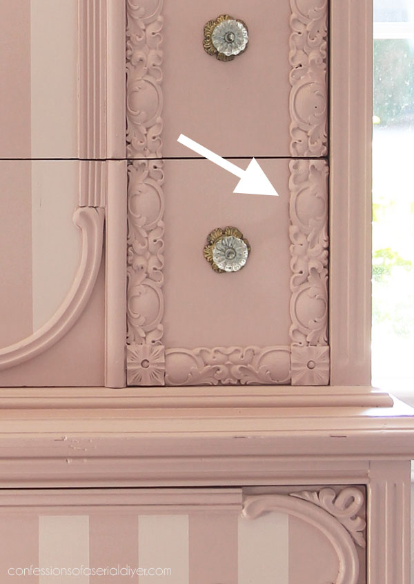 The prettiest antique dresser makeover!