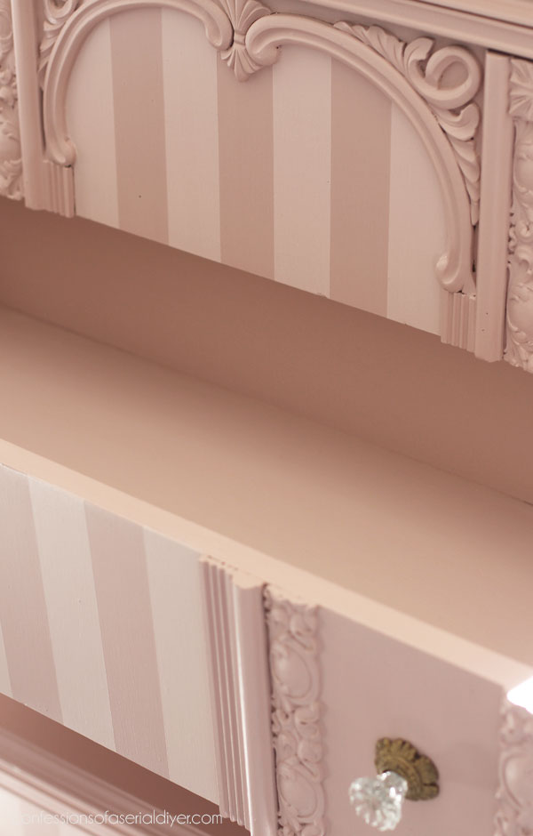 The prettiest antique dresser makeover!