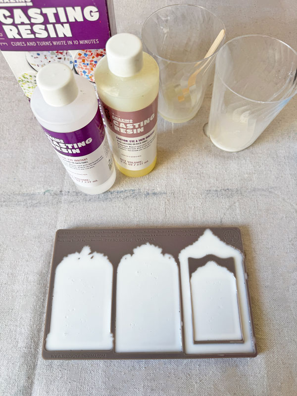 Lysandra frame mould using Amazing Casting Resin