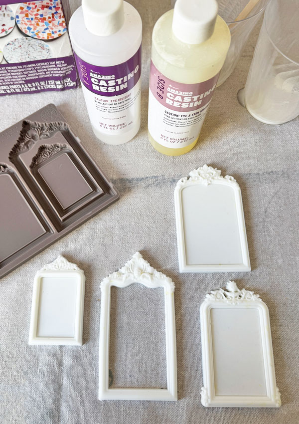 Lysandra frame mould using Amazing Casting Resin