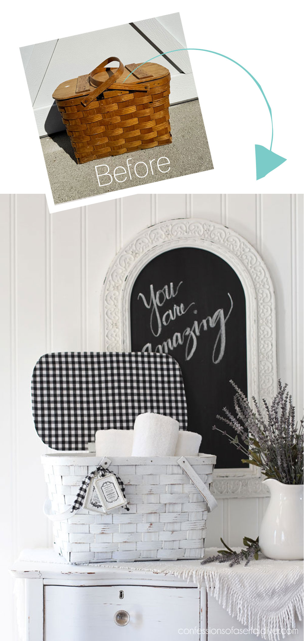 Vintage Picnic Basket Update