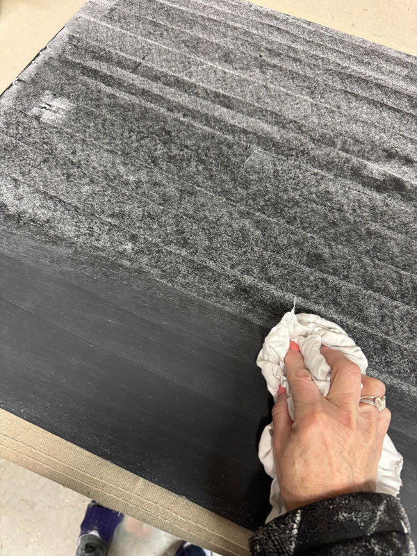 How to season a chalkboard