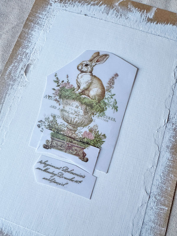 Easily Update Thrifted Artwork with transfers!