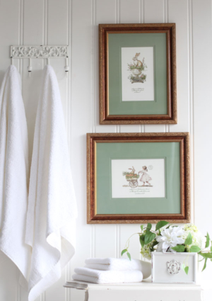 Easily Update Thrifted Artwork with transfers!