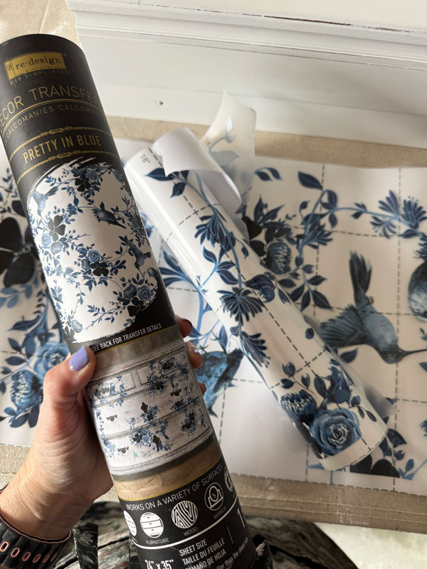 Pretty In Blue transfer