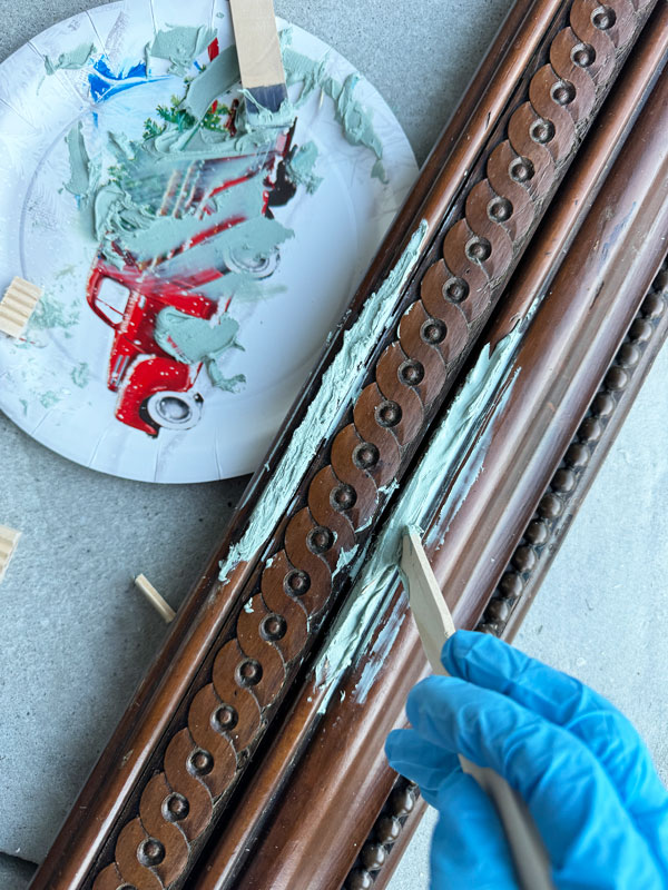 How to fix chewed up trim with bondo