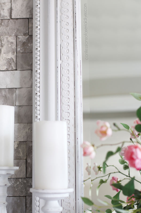 How to fix chewed up trim: a dumpster mirror makeover