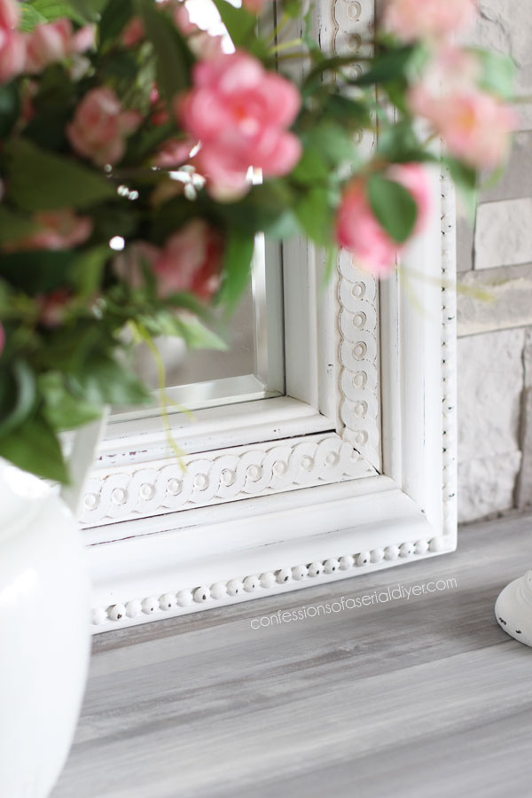 How to fix chewed up trim: a dumpster mirror makeover