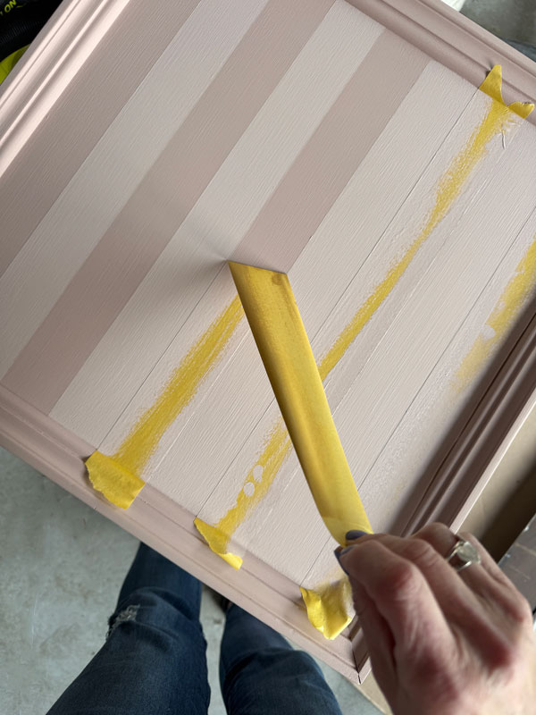 Vintage side table makeover