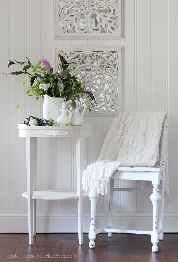 Painted Vintage Side Table