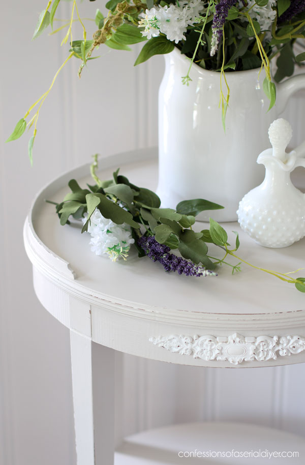 Painted Vintage Side Table