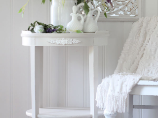 Painted Vintage Side Table