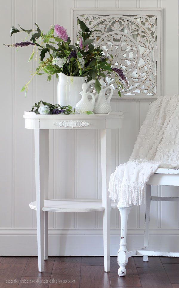 Painted Vintage Side Table