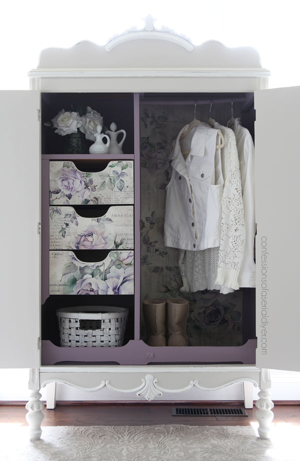 Painted Antique Armoire