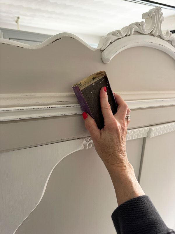 Painted Antique Armoire