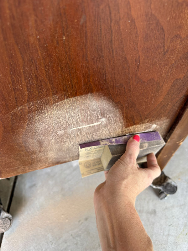 Use Dixie Mud to fill in scratches, gouges, and holes.