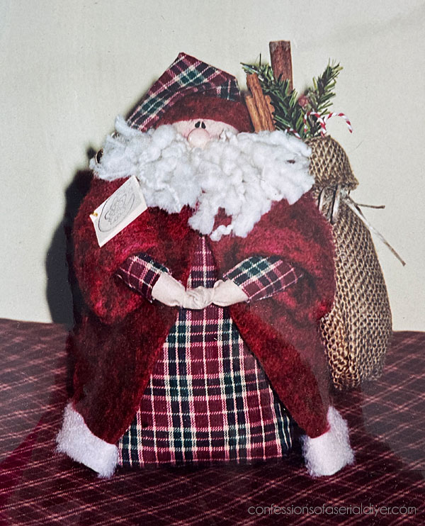 Handmade santa doll