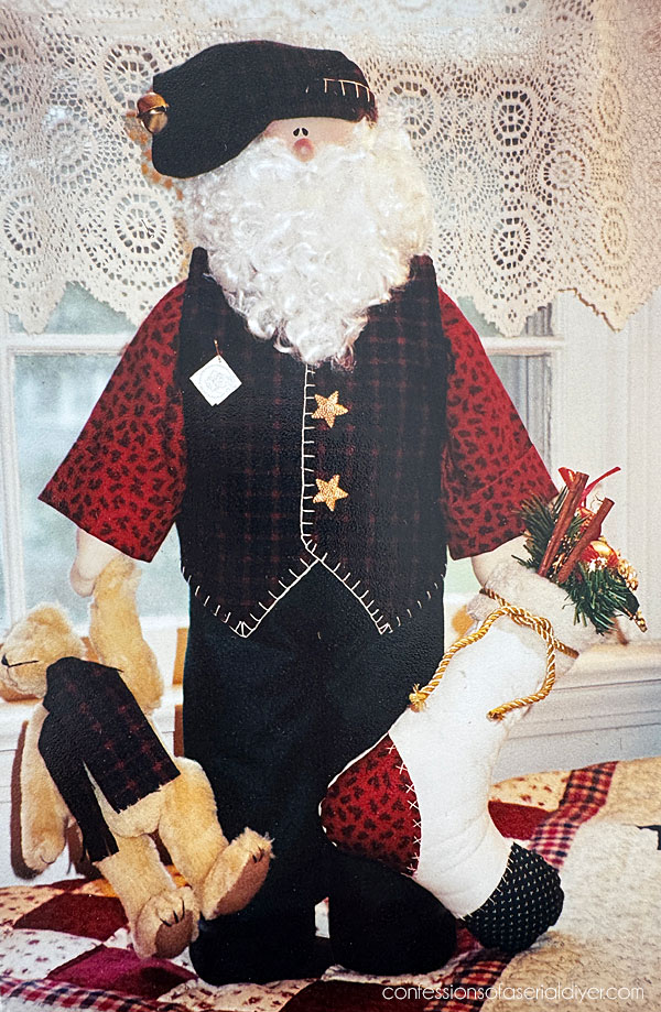 Standing Handmade Santa