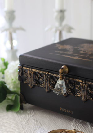 Thrift Store Box Updated with Decor Moulds