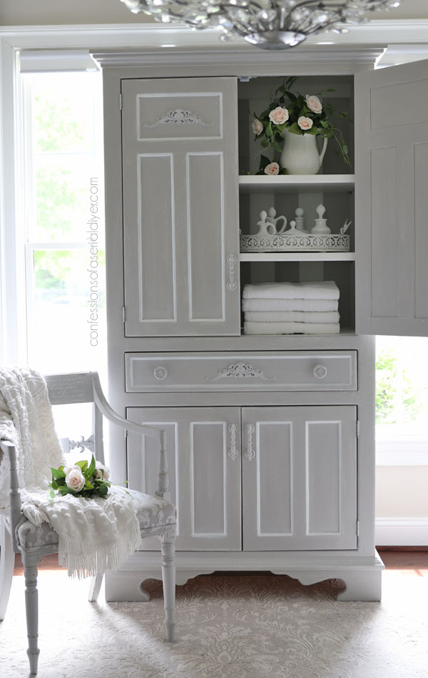 Painted Pine Armoire