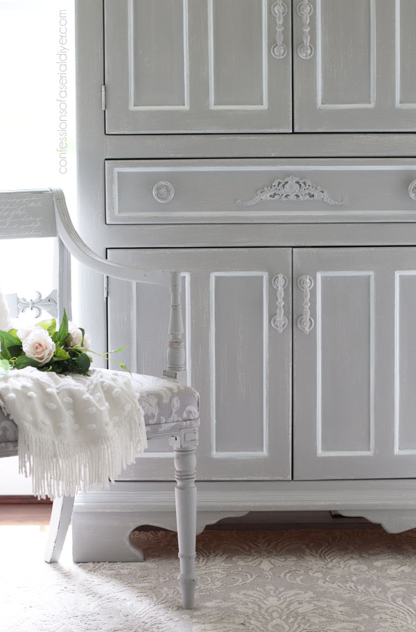 Painted Pine Armoire