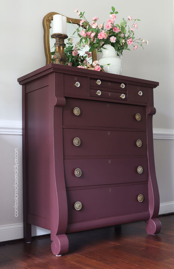 Painted Empire dresser