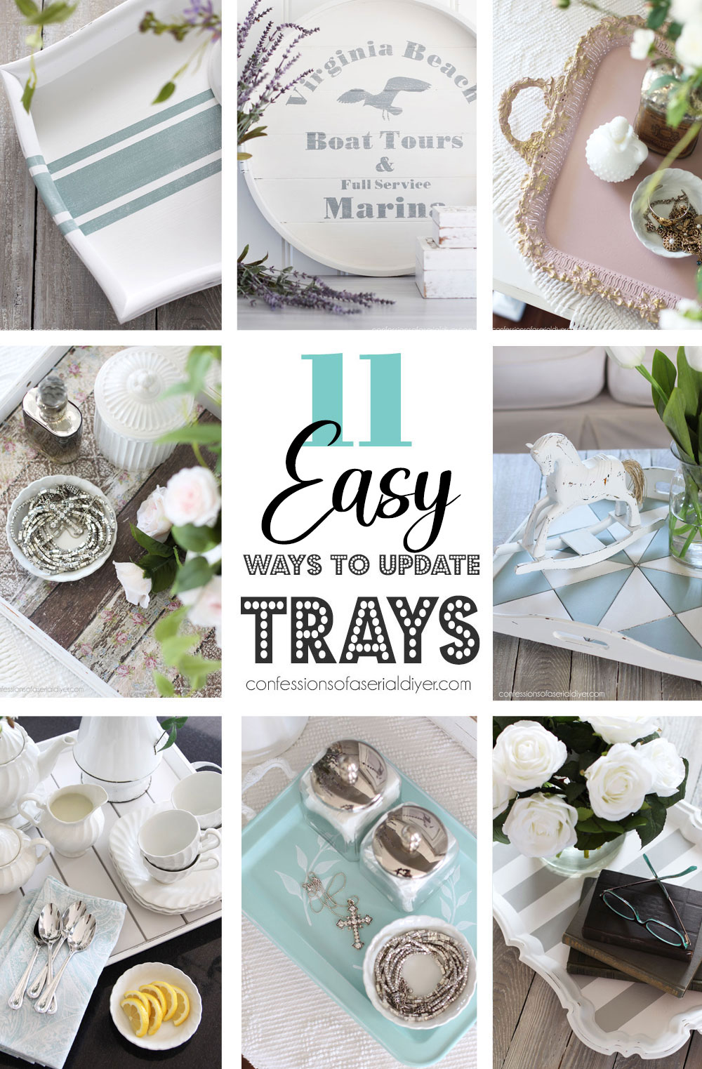 11 easy ways to update trays