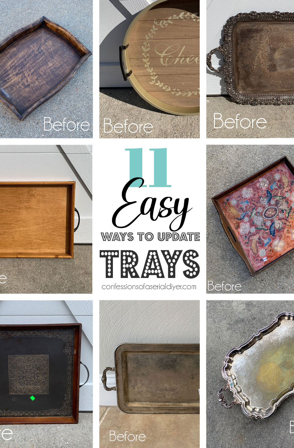 11 easy ways to update trays
