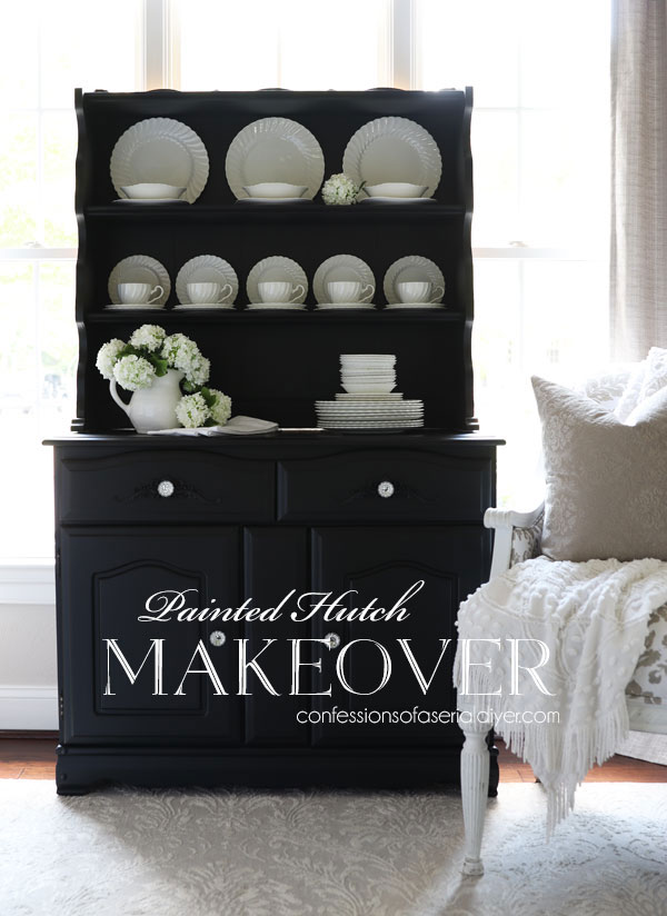 Painted Hutch Makeover