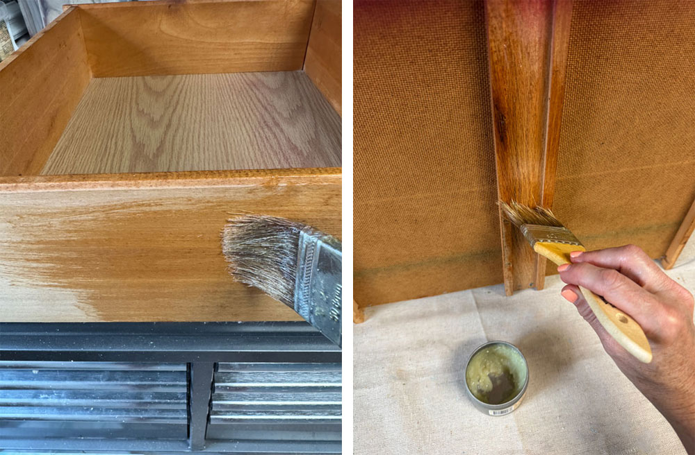 Hydrate drawers with Big Mama's Butta and make them slide amazingly well too!