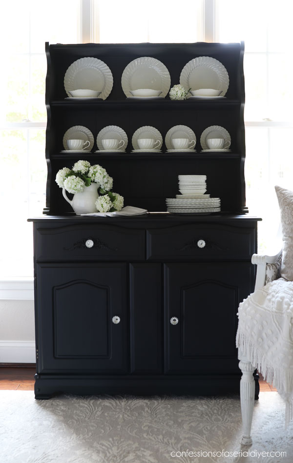 Painted Hutch Makeover