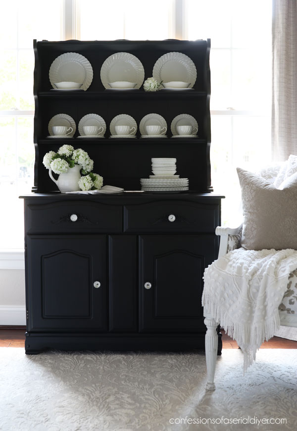 Painted Hutch Makeover