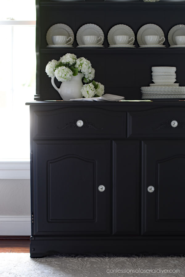 Painted Hutch Makeover