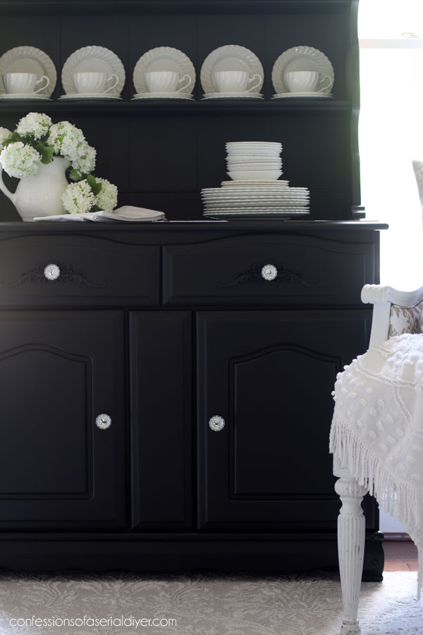 Painted Hutch Makeover