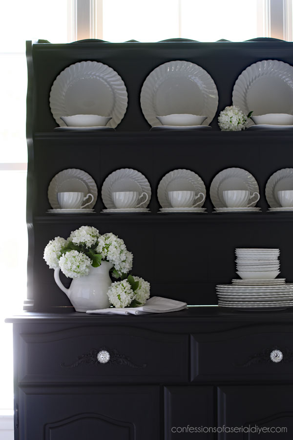 Painted Hutch Makeover