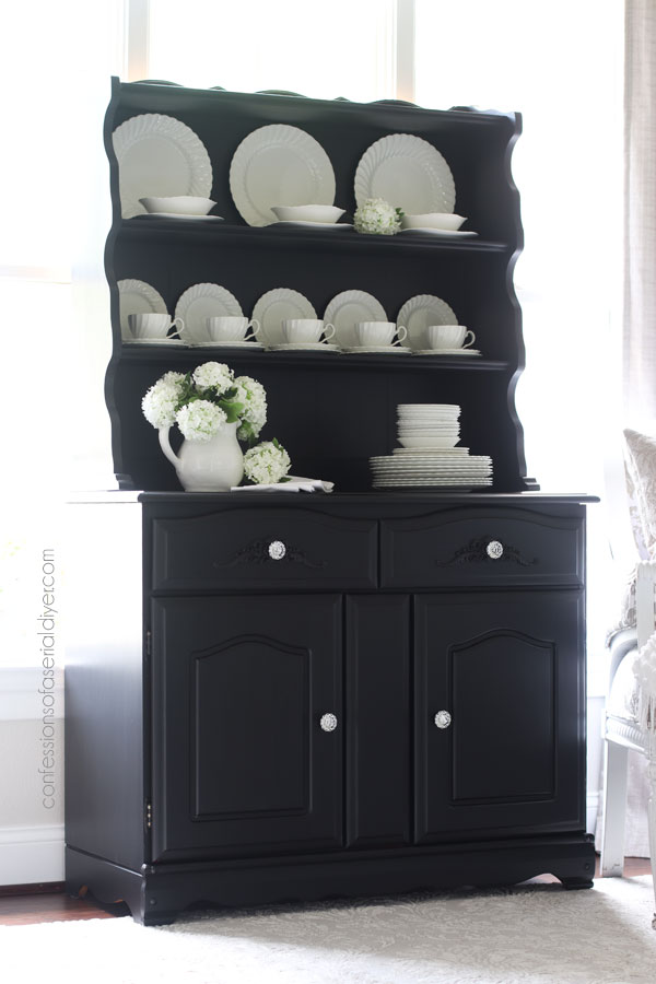 Painted Hutch Makeover