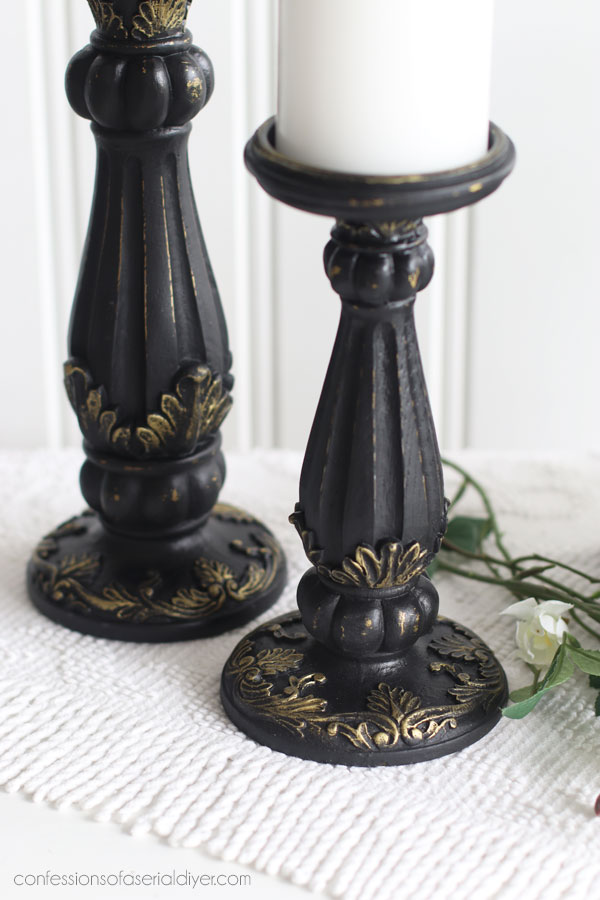 The black toned down that bold gold...