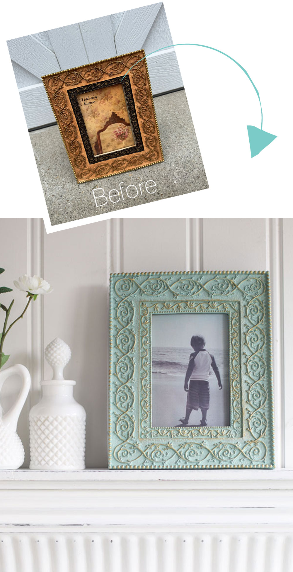 Painted Frame in Sea Glass by Dixie Belle