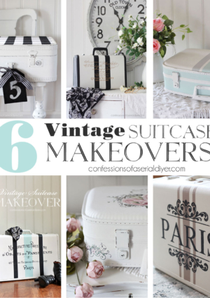 6 Fantastic Vintage Suitcase Makeovers