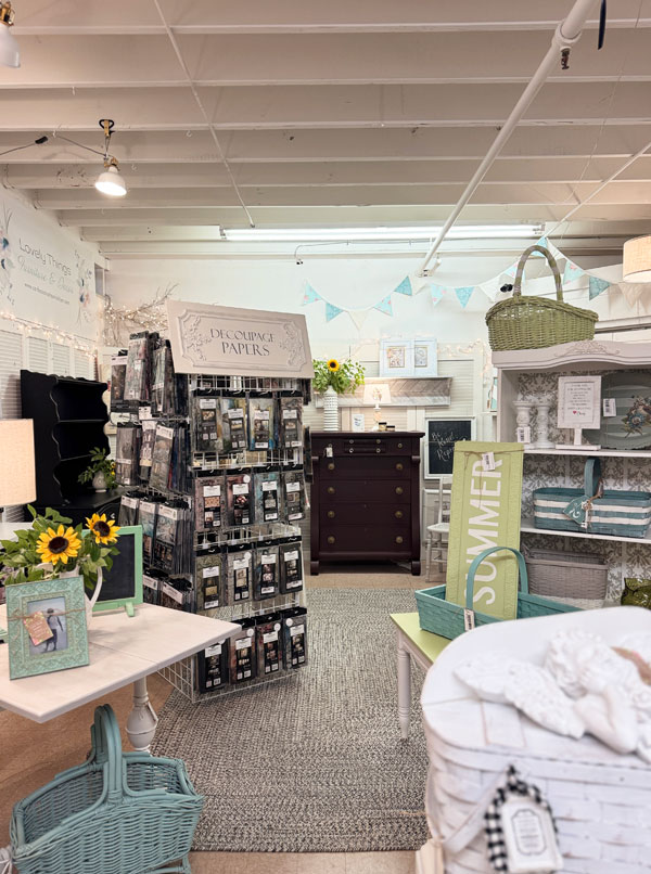 My antique mall booth tour!