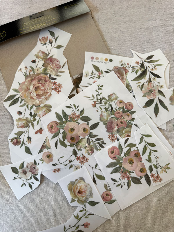 Blush Reverie transfer from redesign with prima