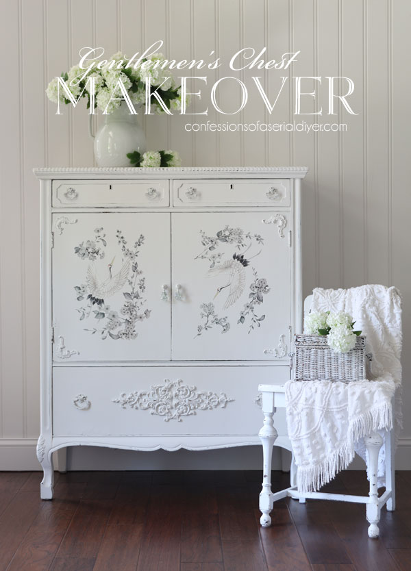 Antique Gentlemen's Cabinet Makeover