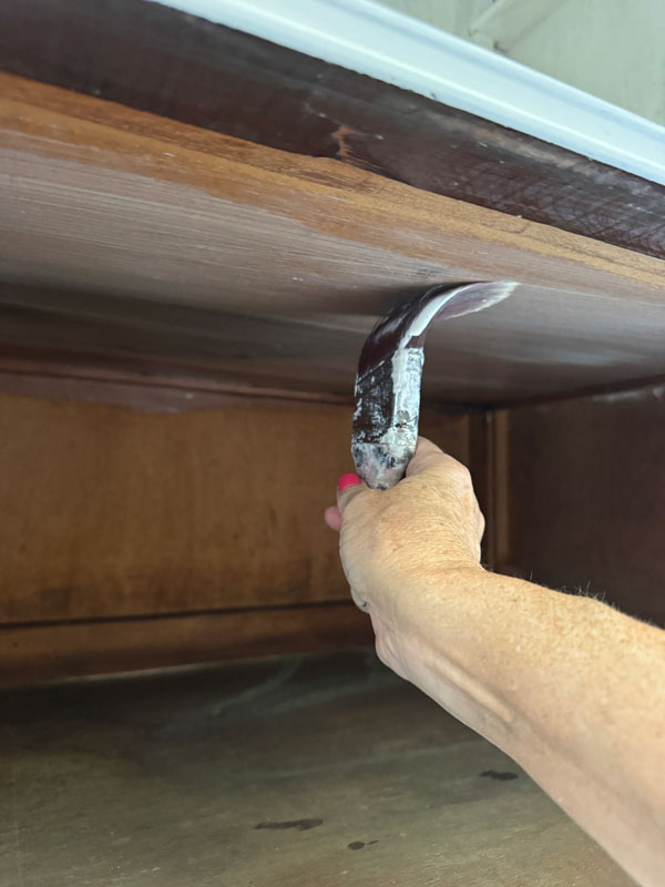 Use Bonding BOSS clear to seal in musty odors inside furniture