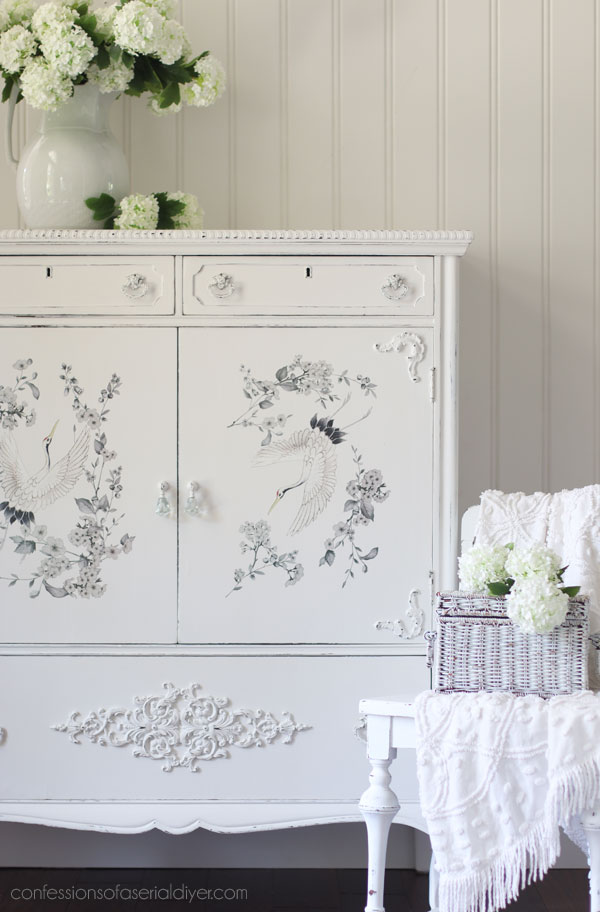 Antique Gentlemen's Cabinet Makeover