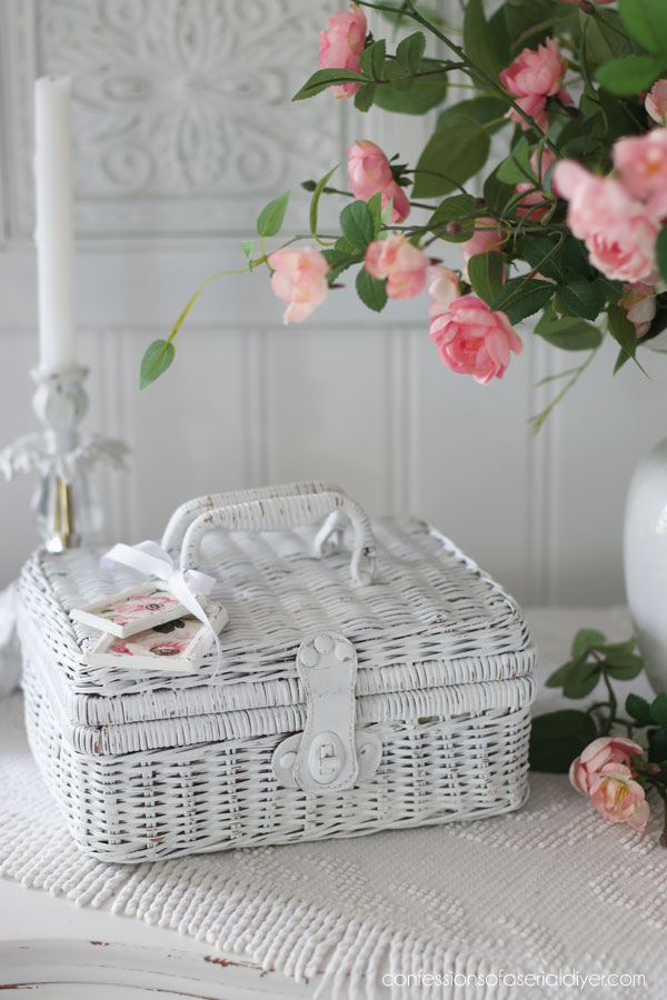 My favorite way to paint baskets!