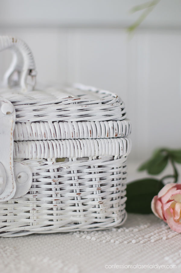 My favorite way to paint baskets!