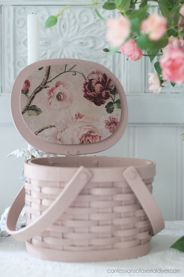 My favorite way to paint baskets!