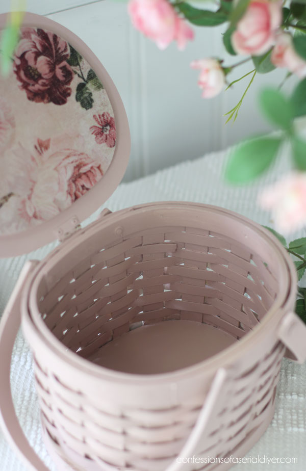 My favorite way to paint baskets!
